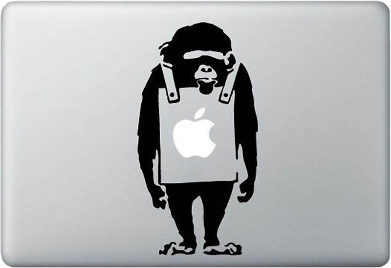 50 креативных наклеек на MacBook - ФОТОСЕССИЯ