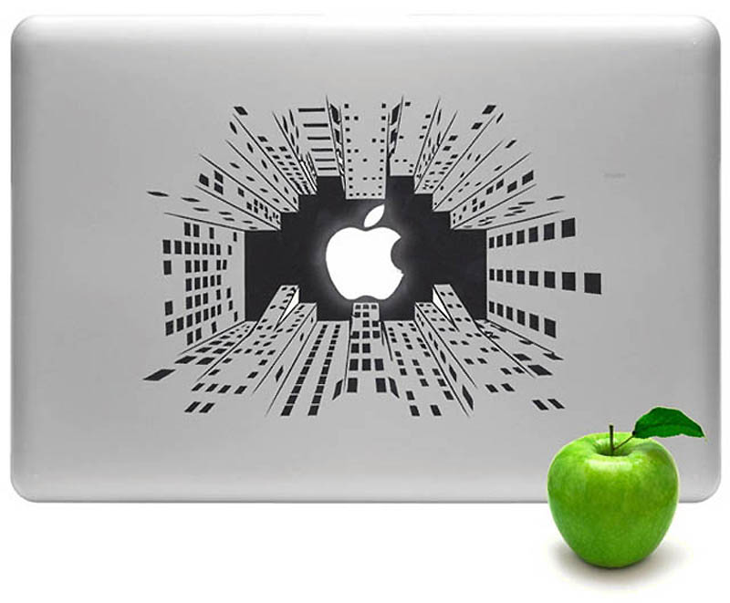 50 креативных наклеек на MacBook - ФОТОСЕССИЯ