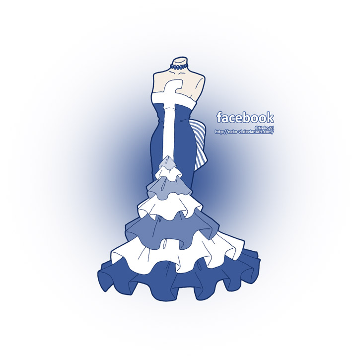 Новый писк моды: Популярные интернет-сервисы в виде платьев - ФОТОСЕССИЯ