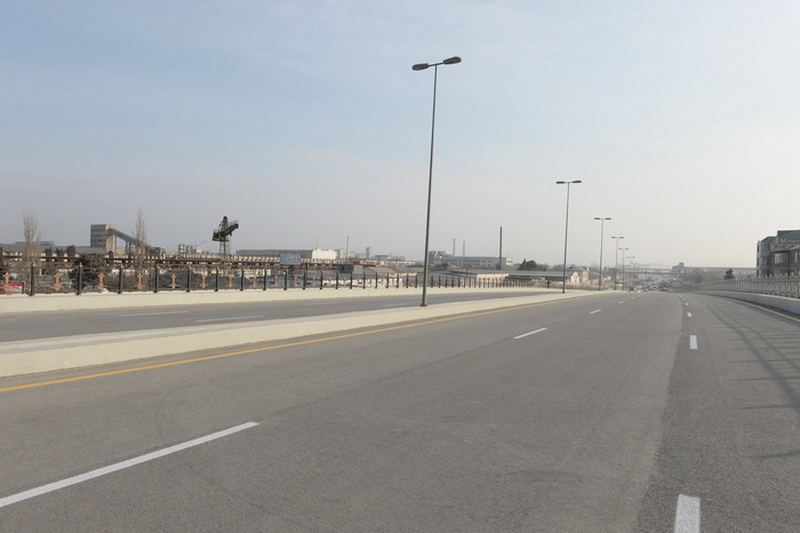 Президент Ильхам Алиев ознакомился с ходом строительных работ на дорожных узлах на проспекте Зии Буниятова - ОБНОВЛЕНО - ФОТО