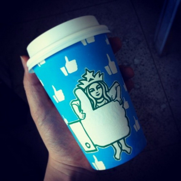 "Картинная галерея" Day.Az: Искусство из стаканчиков Starbucks - ФОТО