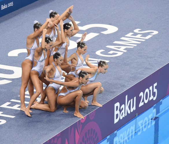 Определились финалисты командного турнира по синхронному плаванию на Евроиграх в Баку - ОБНОВЛЕНО - ФОТО