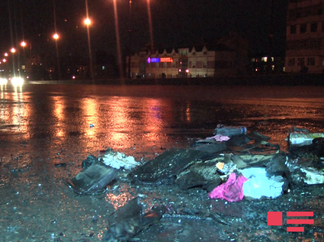 В Баку взорвался Daewoo, водитель чудом спасся - ОБНОВЛЕНО - ФОТО - ВИДЕО