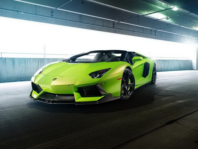 Открытый Lamborghini Aventador превратили в "Халка" - ФОТО