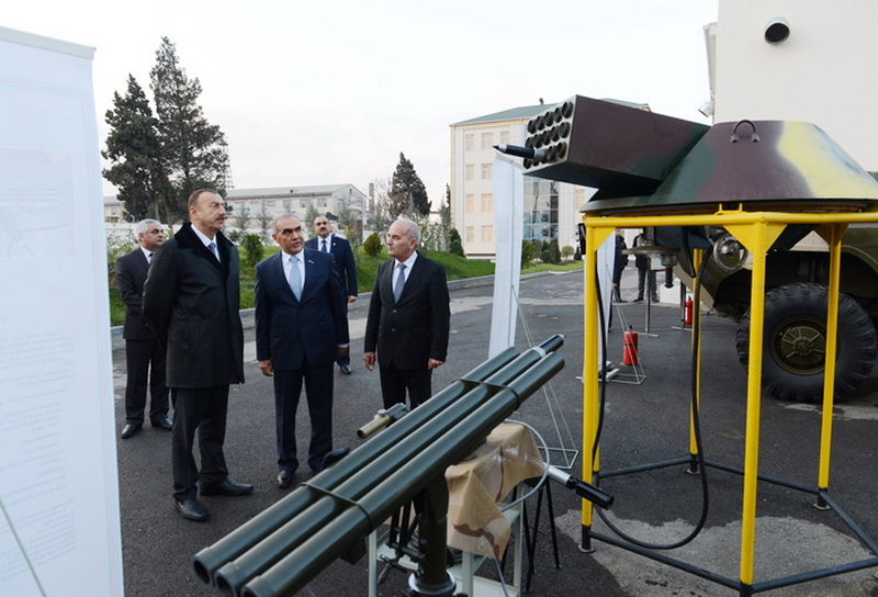 Президент Ильхам Алиев принял участие в открытии опытно-экспериментального завода Министерства оборонной промышленности - ФОТО