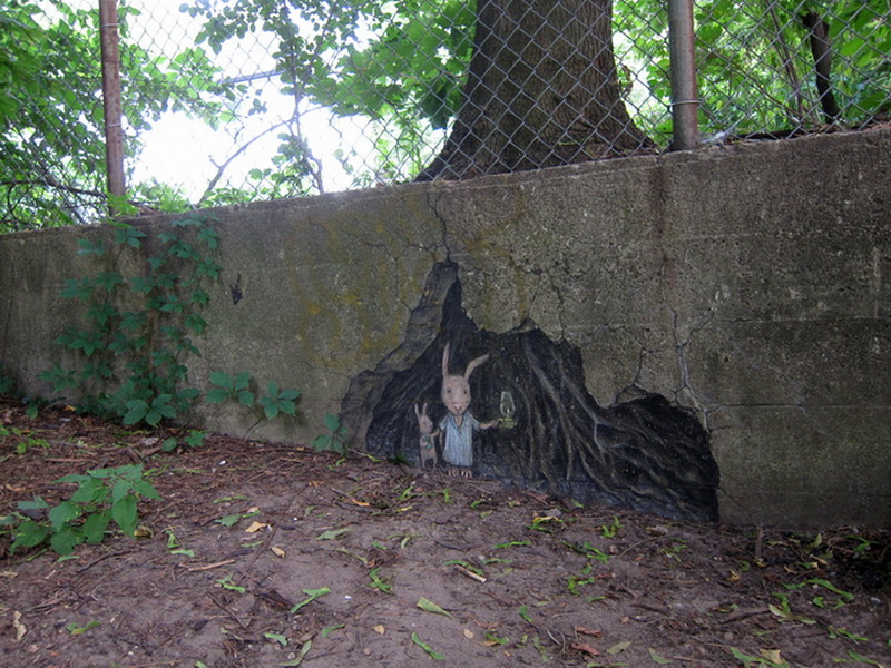 "Картинная галерея" Day.Az: Уличный художник Дэвид Зинн - ФОТО