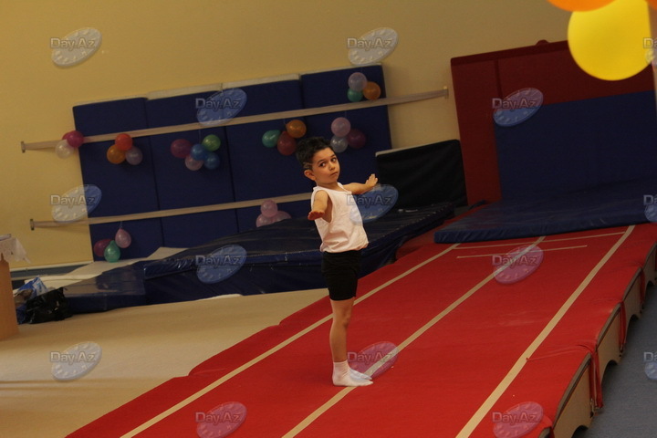 Будущие победители. Один день в Бакинской школе гимнастики - РЕПОРТАЖ - ФОТО