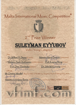 Юный азербайджанский скрипач покорил Мальту - ФОТО