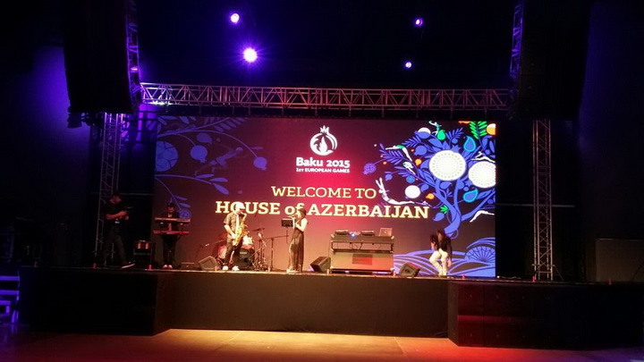 Азербайджанский дом открылся для прибывших на Евроигры - ФОТО