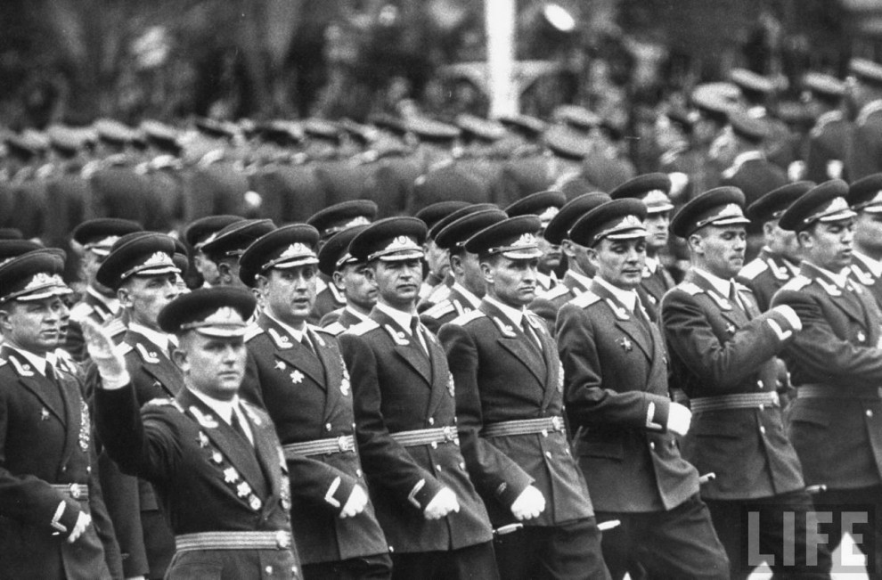 Майские празднования в Москве в 1958 году - ФОТОСЕССИЯ