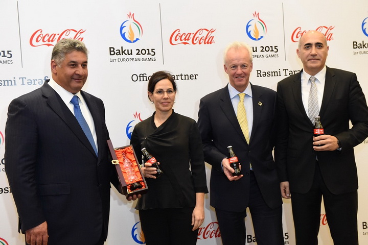 Coca-Cola стала седьмым официальным партнером первых Европейских игр - ФОТО