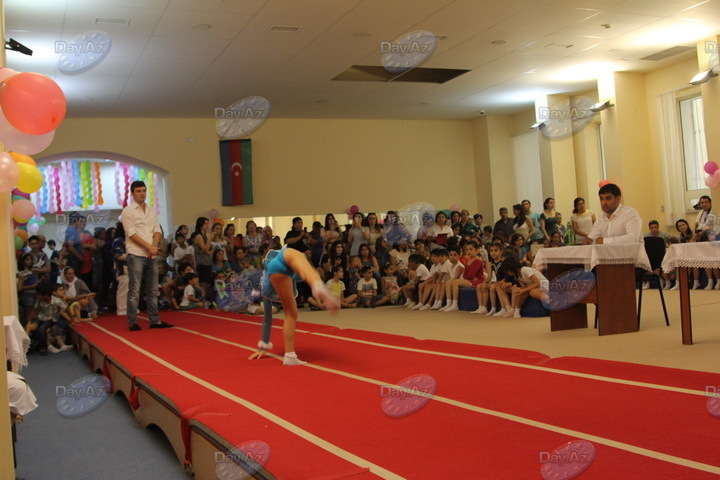 Будущие победители. Один день в Бакинской школе гимнастики - РЕПОРТАЖ - ФОТО