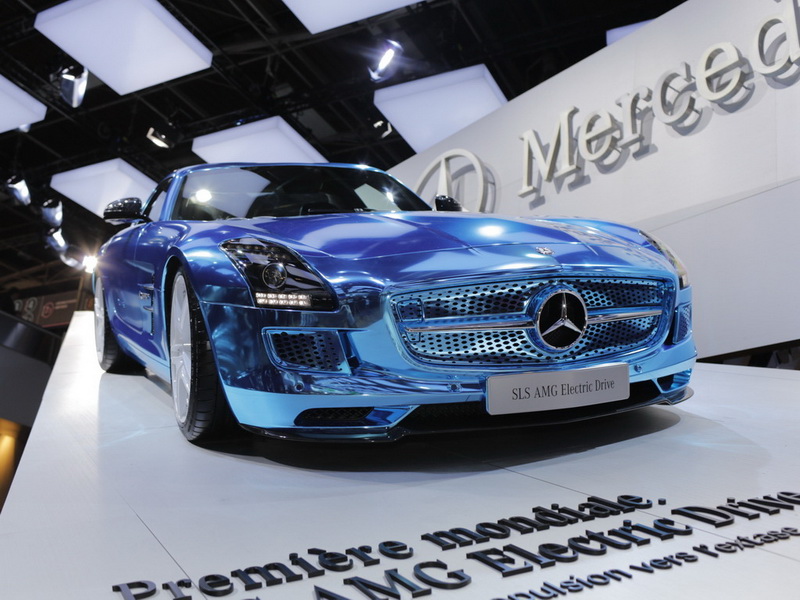 Самый быстрый электрокар в мире дебютировал на стенде Mercedes - ФОТОСЕССИЯ