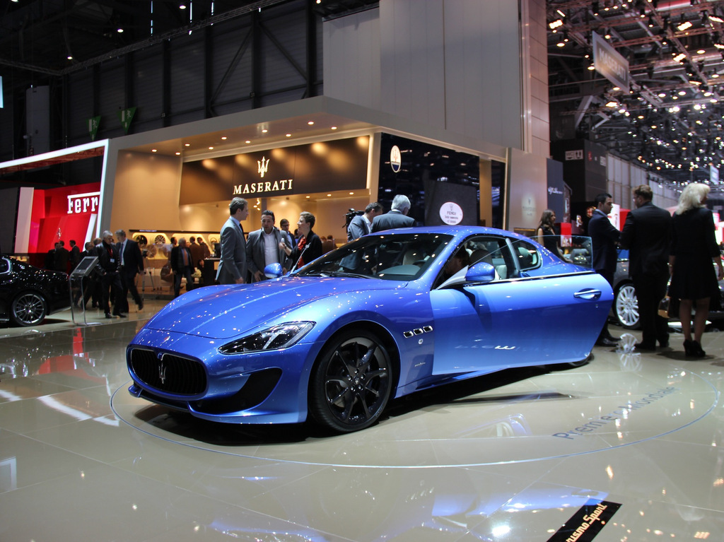 Maserati GranTurismo Sport 2013 представлена в Швейцарии - ФОТОСЕССИЯ