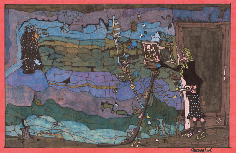 "Картинная галерея Day.Az": Рисунки художников-аутистов - ФОТО