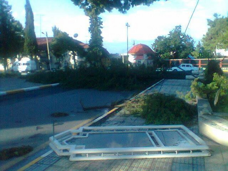 Külək iki rayonu viran elədi - YENİLƏNİB - FOTO