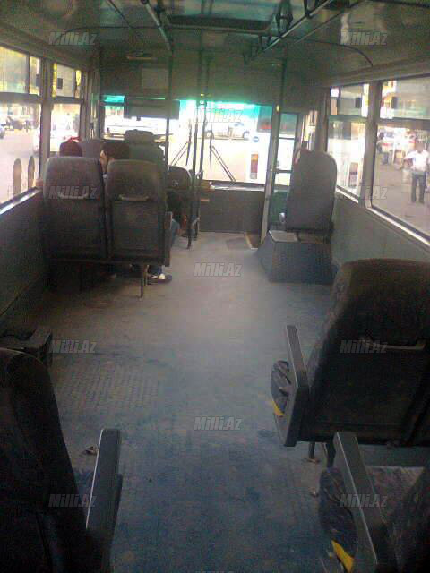 Bakıda biabırçı avtobus - FOTO