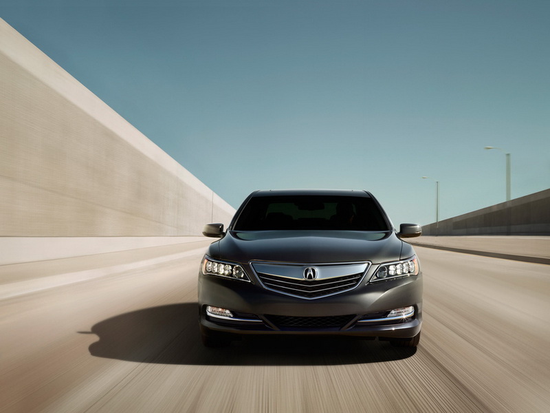 Серийный флагман Acura RLX представлен в Лос-Анджелесе - ФОТОСЕССИЯ