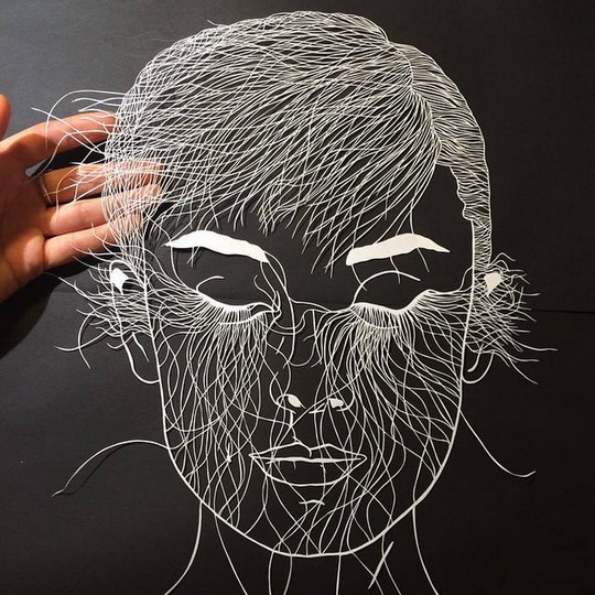 "Картинная галерея" Day.Az: Бумажные иллюстрации Мод Вайт - ФОТО