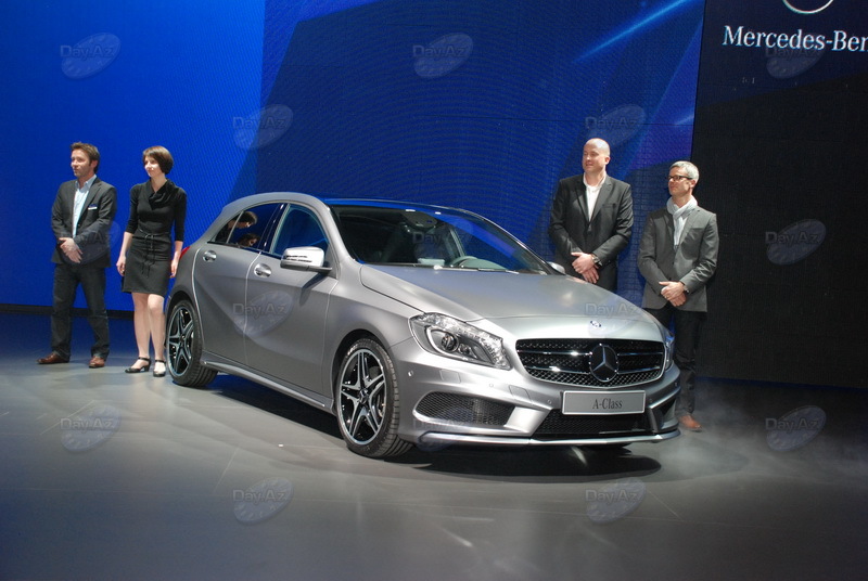 Закрытая презентация нового автомобиля "Mercedes-Benz A class" в Женеве - ФОТОСЕССИЯ - ЭКСКЛЮЗИВ