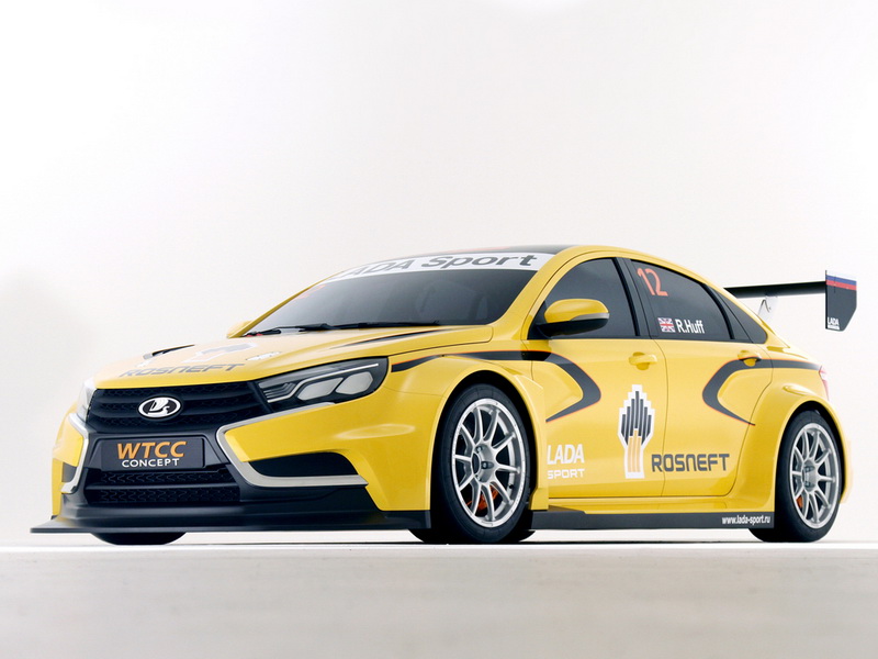 Гоночная Lada Vesta WTCC выйдет на трек в 2015 году - ФОТО