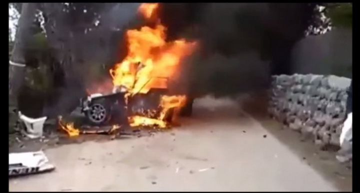 Гонщик заживо сгорел во время ралли - ФОТО - ВИДЕО