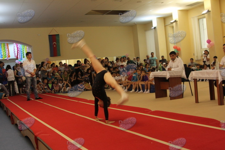 Будущие победители. Один день в Бакинской школе гимнастики - РЕПОРТАЖ - ФОТО