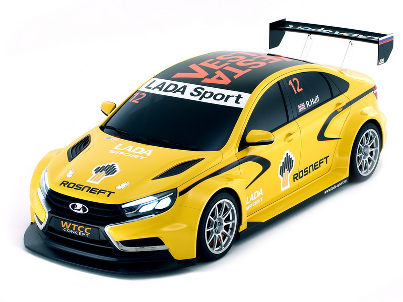 Гоночная Lada Vesta WTCC выйдет на трек в 2015 году - ФОТО