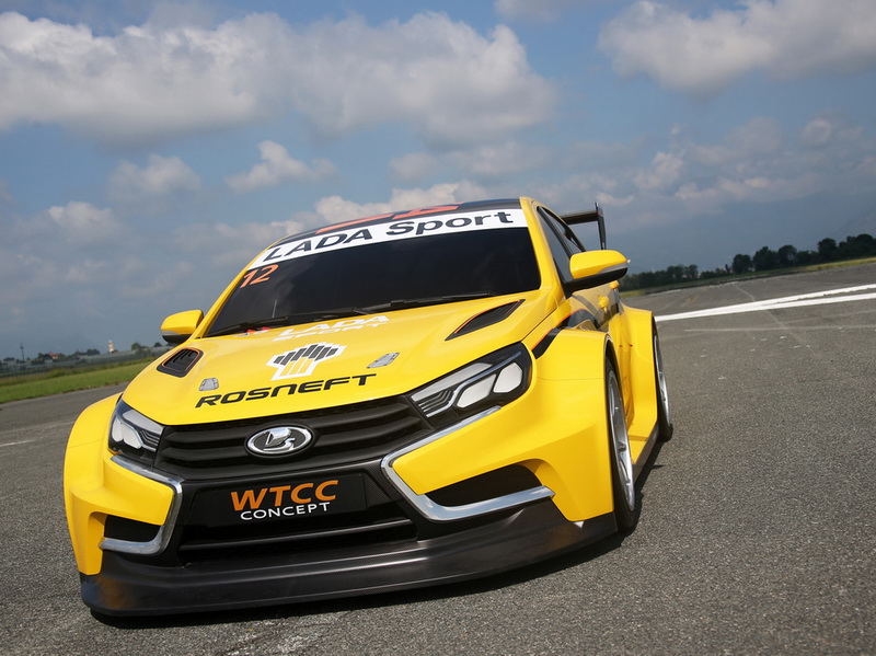 Гоночная Lada Vesta WTCC выйдет на трек в 2015 году - ФОТО