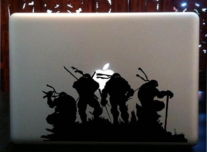 50 креативных наклеек на MacBook - ФОТОСЕССИЯ