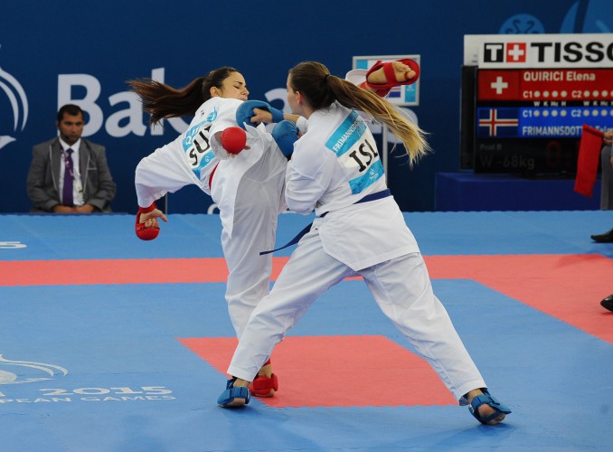 "Баку-2015": завершились полуфинальные состязания по карате - ОБНОВЛЕНО - ФОТО