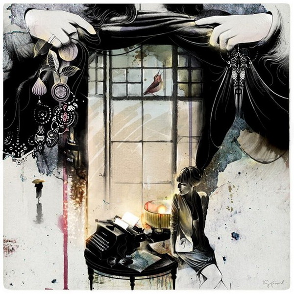 "Картинная галерея Day.Az": Графика Алексея Курбатова - ФОТО