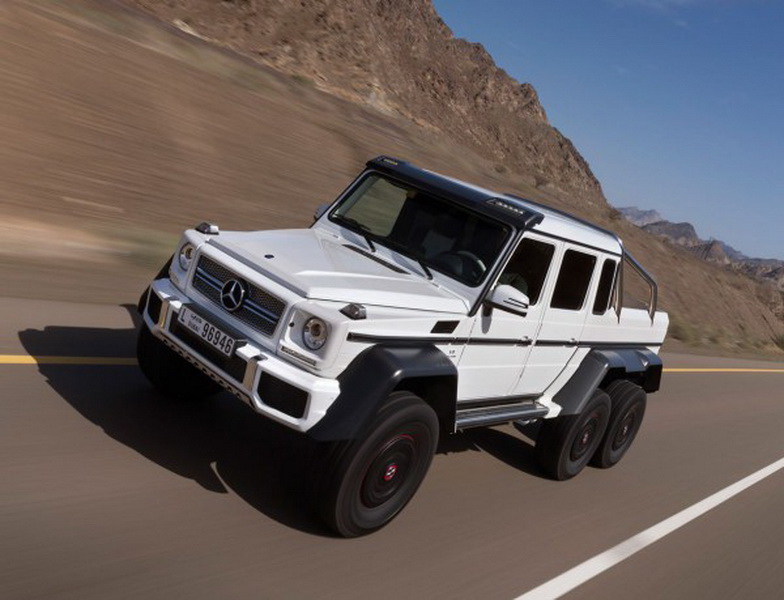Немцы представили шестиколесный Mercedes-Benz G63 AMG 6x6 - ФОТО - ВИДЕО