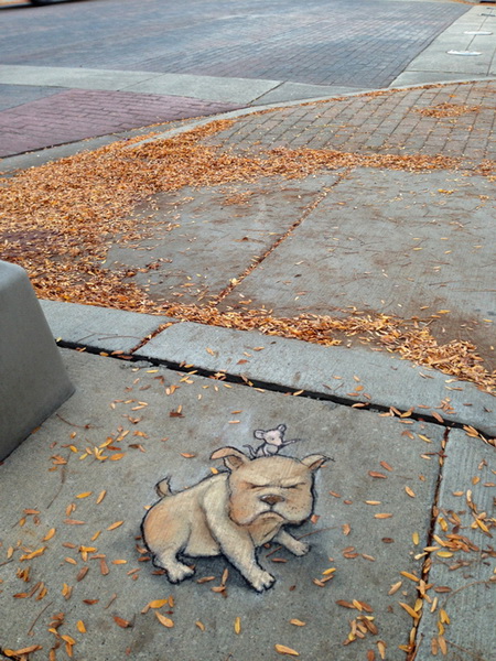 "Картинная галерея" Day.Az: Уличный художник Дэвид Зинн - ФОТО