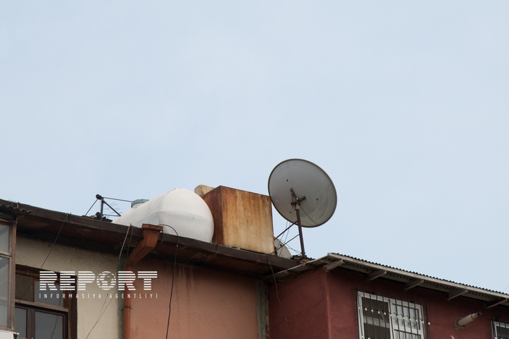 Binaların damında su çəni qoyanlara - CƏZA - FOTOLAR