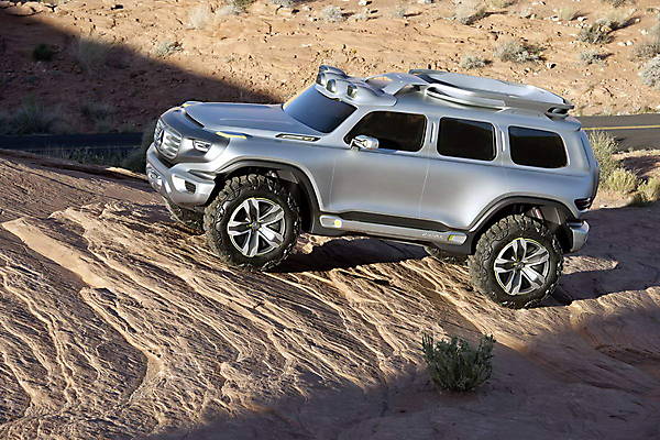 Прототип будущего Гелендваген: Mercedes Ener-G-Force - ФОТОСЕССИЯ