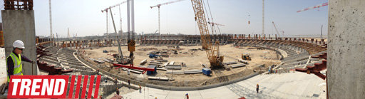 Названы сроки завершения строительства Олимпийского стадиона в Баку - ФОТО