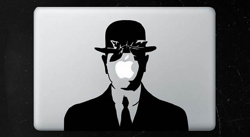 50 креативных наклеек на MacBook - ФОТОСЕССИЯ