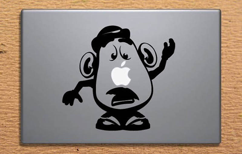 50 креативных наклеек на MacBook - ФОТОСЕССИЯ