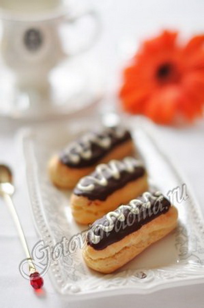 Эклеры с заварным кремом - ФОТО