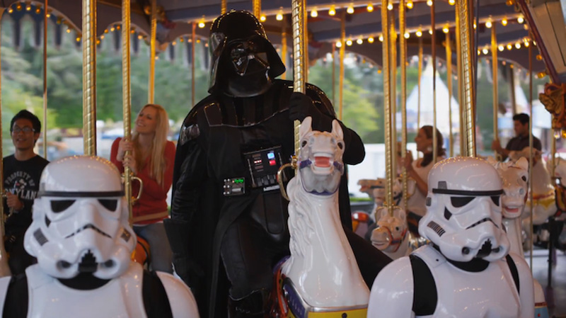Дарт Вейдер посетил Disneyland - ФОТОСЕССИЯ