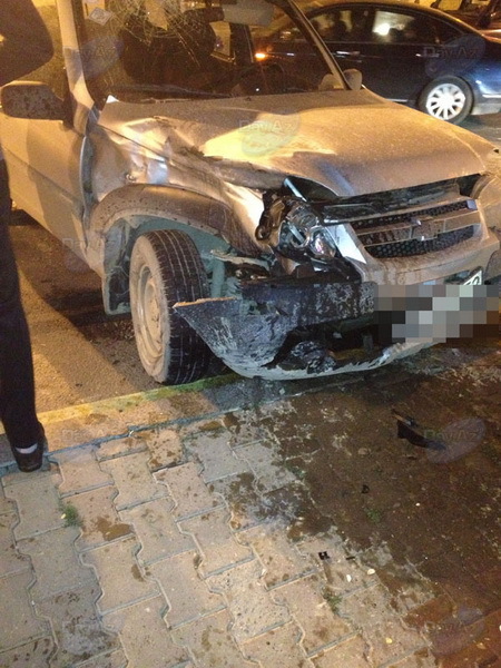 В Баку столкнулись Hyundai и Chevrolet - ФОТО