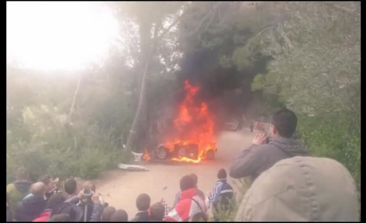 Гонщик заживо сгорел во время ралли - ФОТО - ВИДЕО