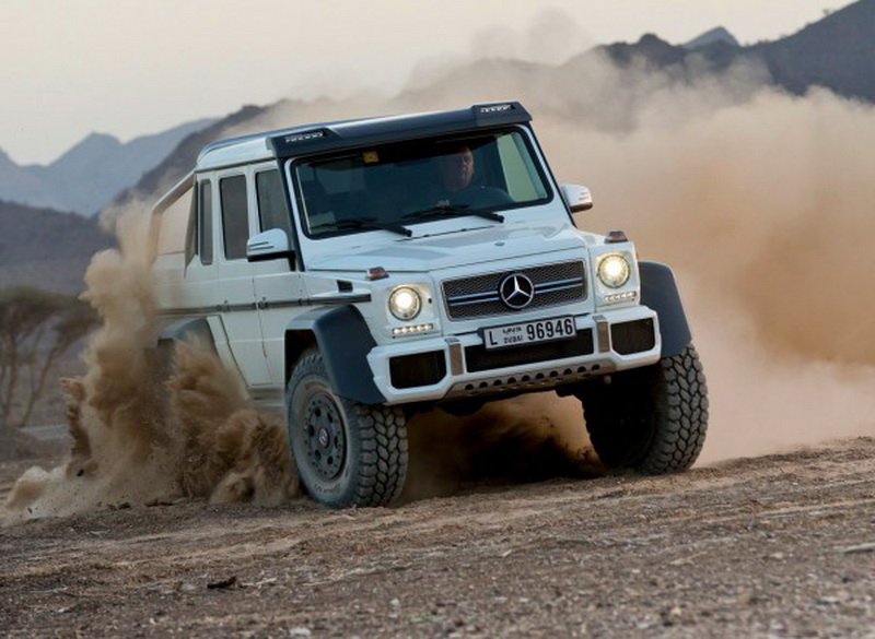 Немцы представили шестиколесный Mercedes-Benz G63 AMG 6x6 - ФОТО - ВИДЕО
