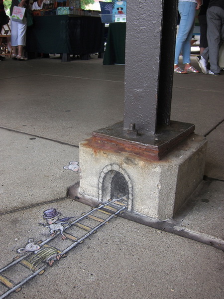 "Картинная галерея" Day.Az: Уличный художник Дэвид Зинн - ФОТО