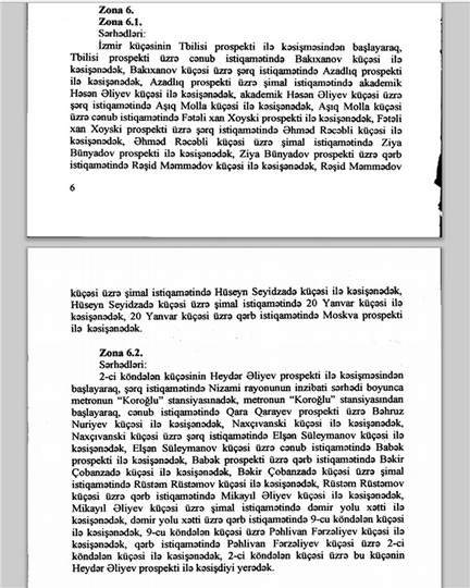 Баку поделили на части - ОБНОВЛЕНО - ТАБЛИЦА - ФОТО