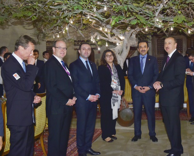 Состоялся совместный ужин Президента Ильхама Алиева с главами государств, правительств и высокопоставленными гостями–участниками церемонии открытия первых Евроигр - ФОТО