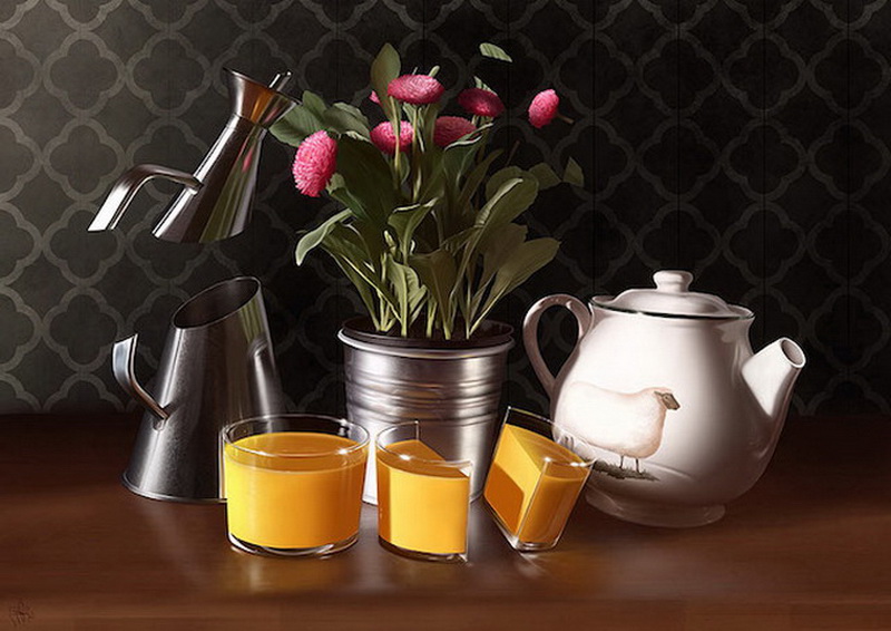 "Картинная галерея" Day.Az: Гиперрелизм, созданный на iPad - ФОТО