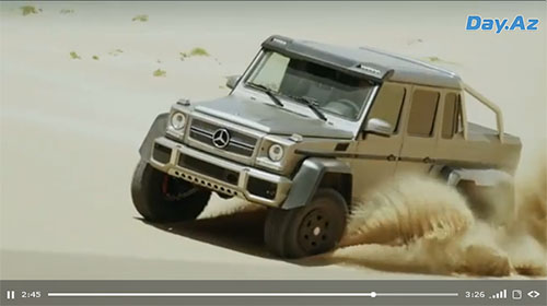 Немцы представили шестиколесный Mercedes-Benz G63 AMG 6x6 - ФОТО - ВИДЕО