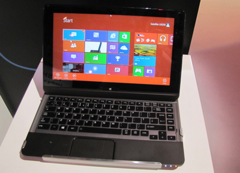 Toshiba выпустила ультрабук-трансформер на Windows 8 - ФОТО